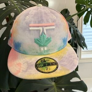 New Era 59FIFTY Cap in Pink, Gray, Orange and White